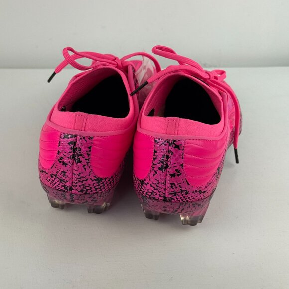 Men's 11 - Under Armour Magnetico Elite 4 FG Pitch Viper Soccer Cleats - Pink - Picture 9 of 11